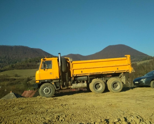 preprava sypkého materiálu nákladná doprava Repák - Kysucké Nové Mesto, Žilina